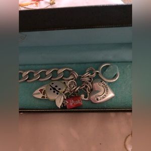 NIB Juicy Couture Silver Surfer Bracelet